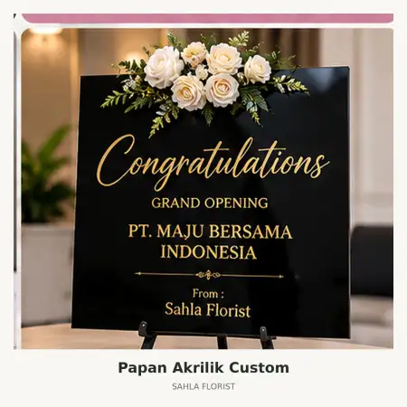 Papan Bunga Akrilik Kotawaringin Timur